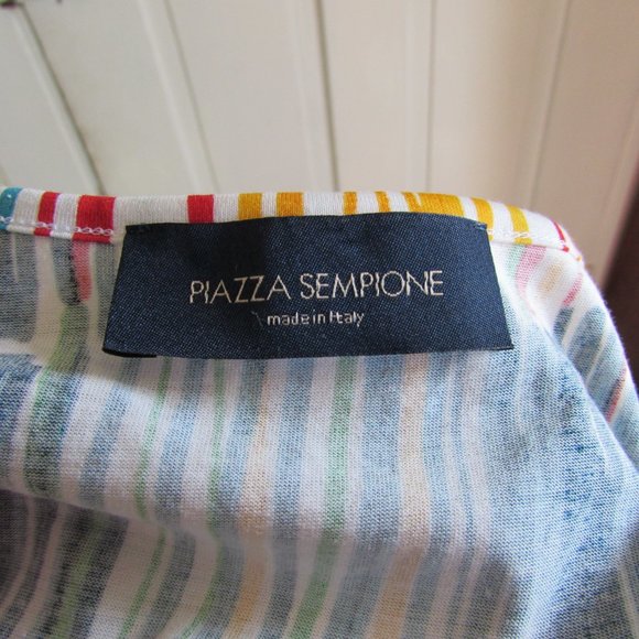 PIAZZA SEMPIONE Multicolored Sleeveless Top - Picture 6 of 9